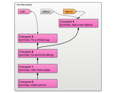 Branching with Bookmarks
