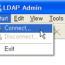 LDAP Admin Connect Menu