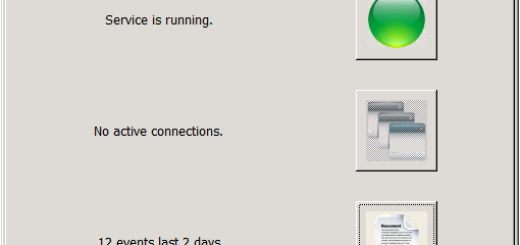 Copssh Control Panel - Status