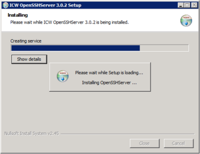Copssh Setup - OpenSSH