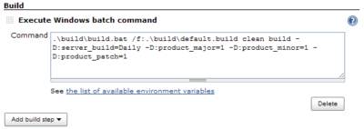 Jenkins Build of the Job