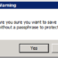 Putty Key Generator - Warning