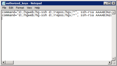 hg-ssh: Multiple Keys