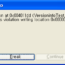 Error Window