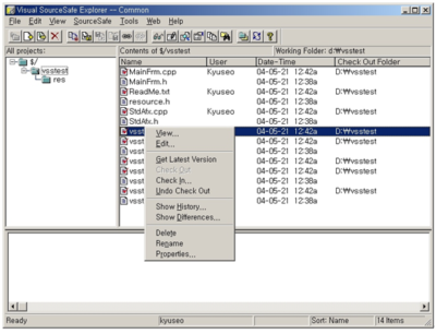 Visual Source Safe 6.0