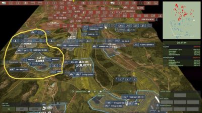 WRD 1vs4 중반 상황