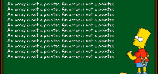Array is not a pointer