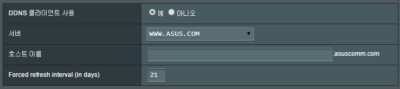 DDNS 설정